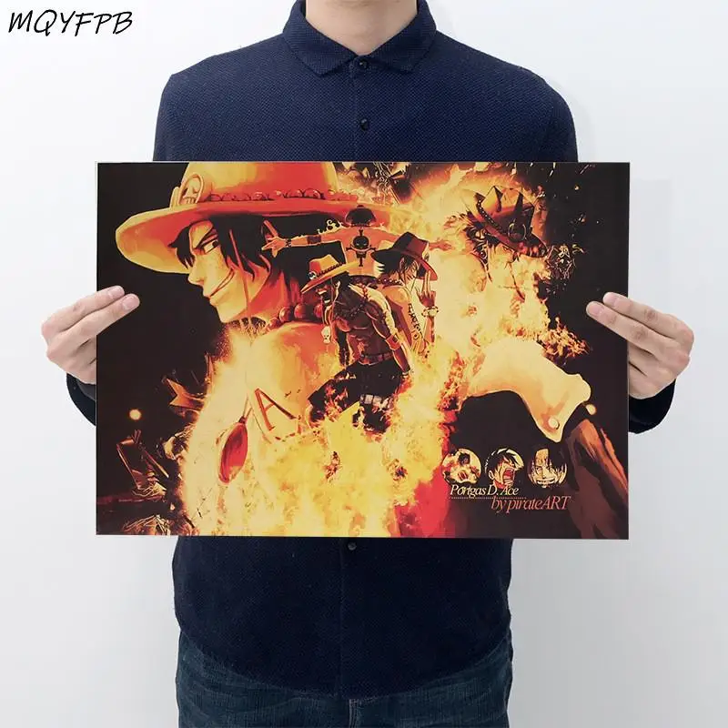 Anime One Piece PortgasD Ace Kraft Paper Poster Wall Sticker Gift Decoration Household Goods
Anime One Piece PortgasD Ace Kraft Paper Poster Wall Sticker Gift Decoration Household Goods
