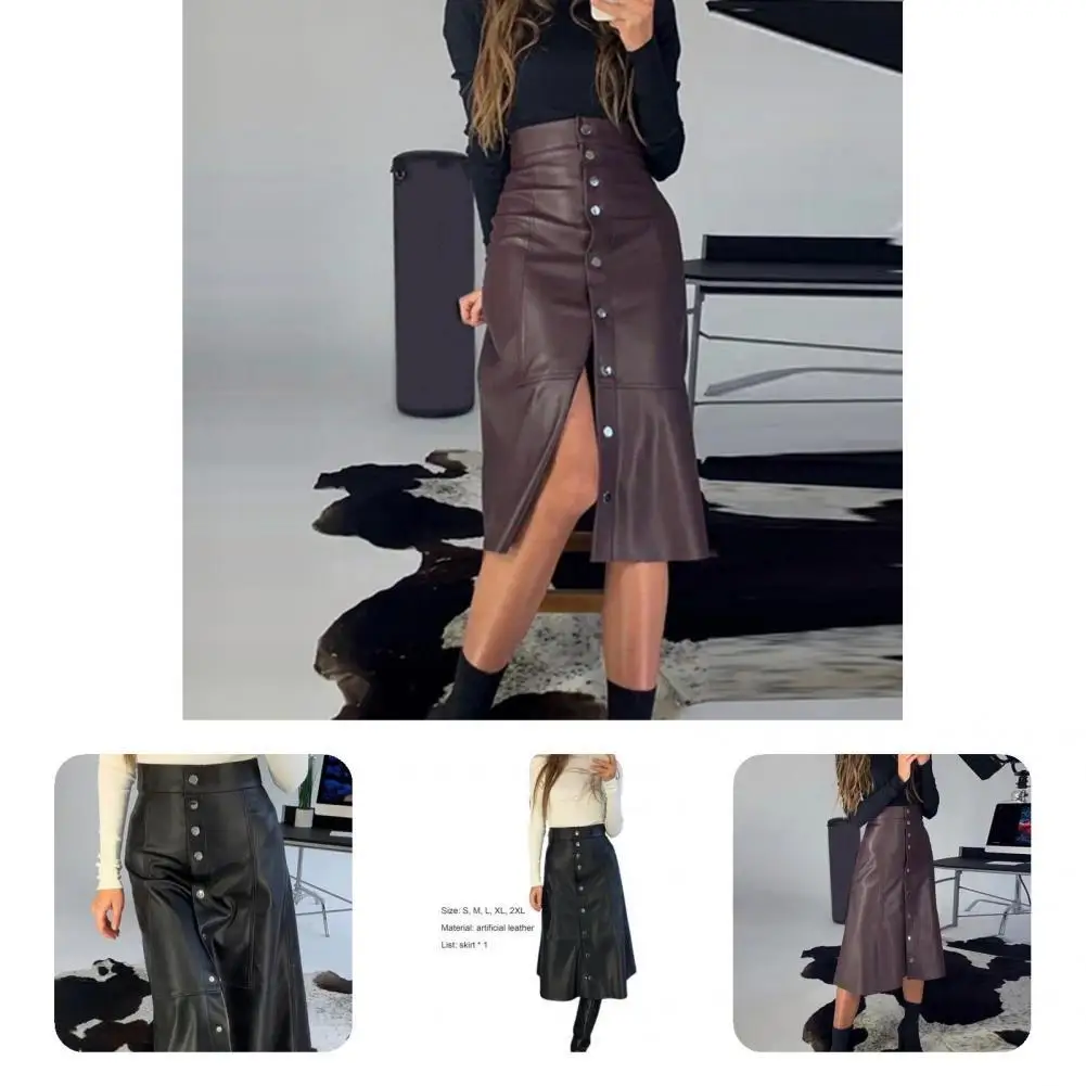 Party Skirt Simple Streetwear Buttons Pure Color Slim-fitting Skirt for Daily Wear Office Lady Skirt Mid-Calf Skirt
Party Skirt Simple Streetwear Buttons Pure Color Slim-fitting Skirt for Daily Wear Office Lady Skirt Mid-Calf Skirt