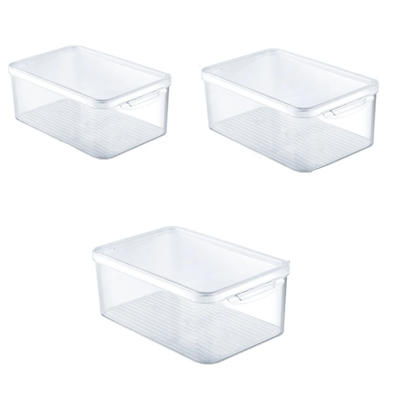 3Pcs Storage Box Egg Box Transparent Refrigerator Storage Box Food Preservation Box Drawer Type Pet Fruit Storage Box
3Pcs Storage Box Egg Box Transparent Refrigerator Storage Box Food Preservation Box Drawer Type Pet Fruit Storage Box