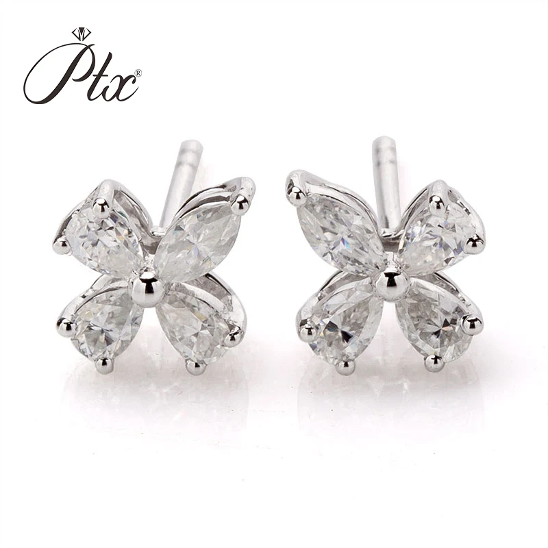 925 sterling sliver Four Leaf Clover top quality stones Studs Earrings Brincos Women Silver Color Wedding Earrings Jewelry 
925 sterling sliver Four Leaf Clover top quality stones Studs Earrings Brincos Women Silver Color Wedding Earrings Jewelry