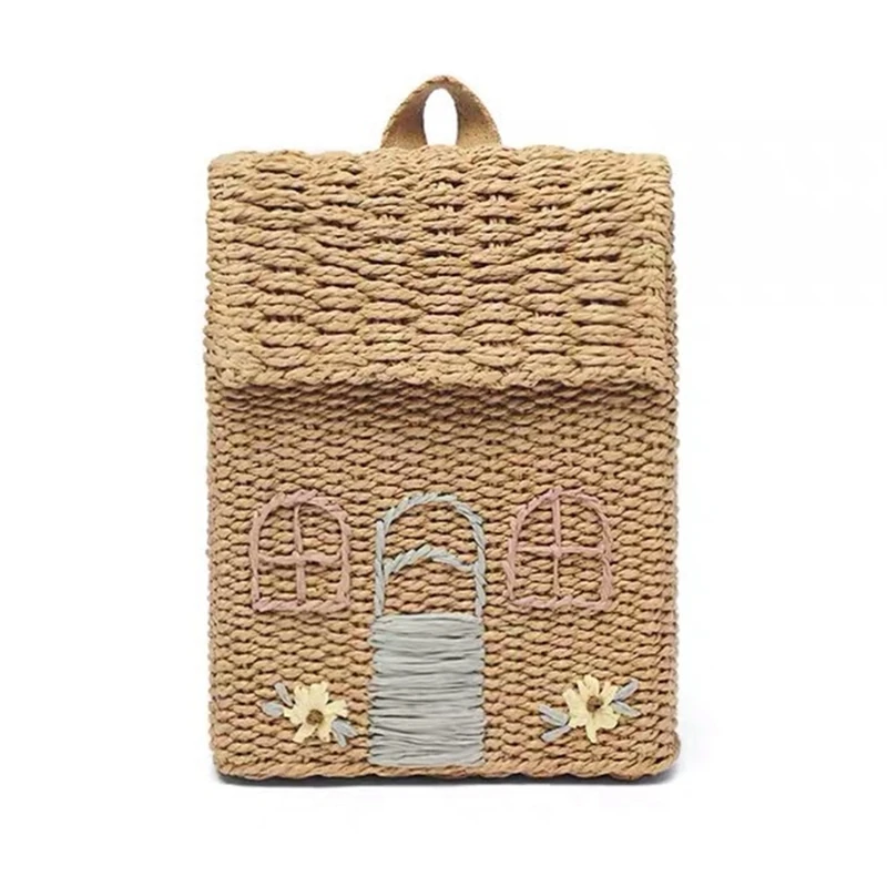 Double-Shoulder Straw Woven Bag Children's Backpack Straw Woven Bag Student School Bag With Hand-Carrying Woven Backpack
Double-Shoulder Straw Woven Bag Children's Backpack Straw Woven Bag Student School Bag With Hand-Carrying Woven Backpack