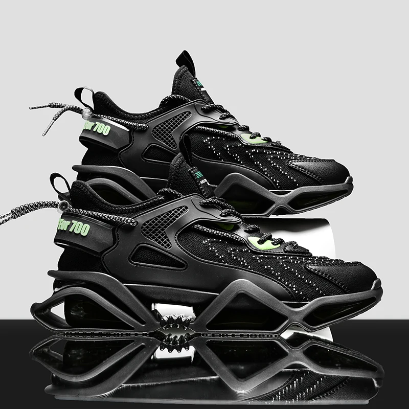 Кроссовки мужские спортивные, Нескользящие, с амортизирующей эластичной подошвой 
Кроссовки мужские спортивные, Нескользящие, с амортизирующей эластичной подошвой