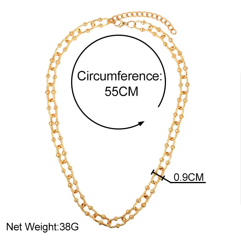 Flatfoosie New Gothic Cuban Choker Necklace For Women Men Gold Color O shape Metal Thick Link Chain Necklace Punk Jewelry Gift 
Flatfoosie New Gothic Cuban Choker Necklace For Women Men Gold Color O shape Metal Thick Link Chain Necklace Punk Jewelry Gift