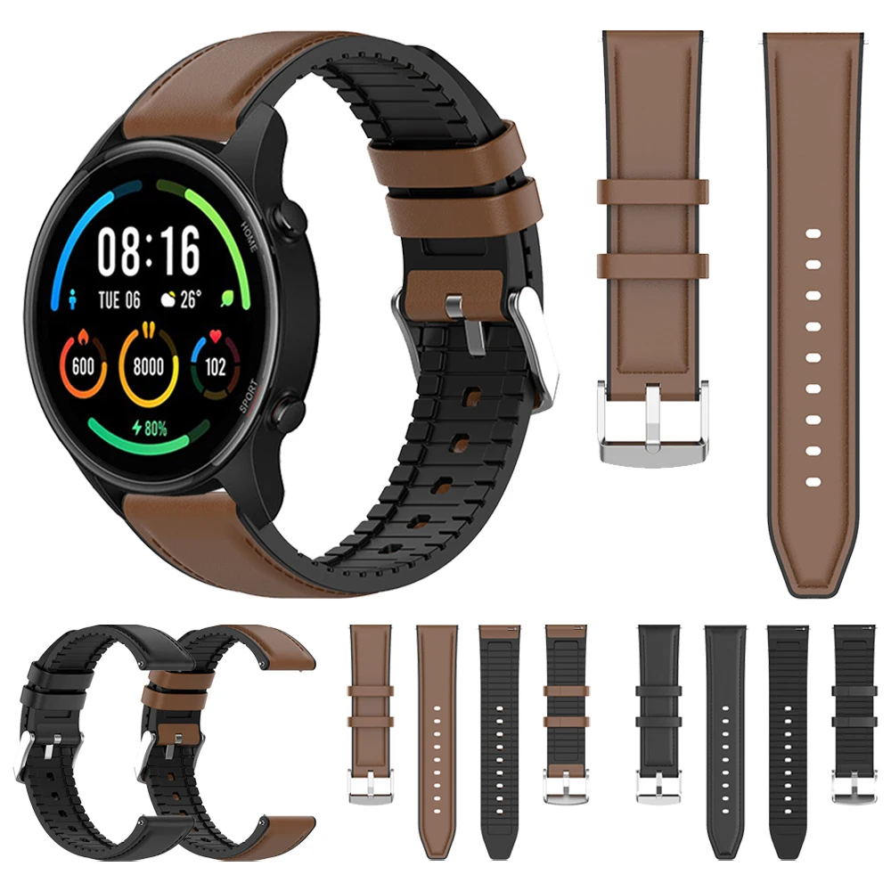 Leather Silicone Strap Band For Xiaomi Watch Color Sports Edition Global Watchband For Mi Watch Color Bracelet Sport Correa
Leather Silicone Strap Band For Xiaomi Watch Color Sports Edition Global Watchband For Mi Watch Color Bracelet Sport Correa