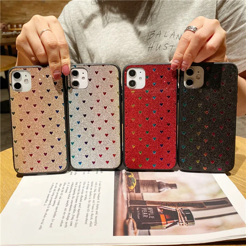 KONSMART Cute Glitter Love Heart Phone Cases For Samsung A02 INS Silicone Soft Color Case For Samsung Galaxy A02 2021 Back Cover
KONSMART Cute Glitter Love Heart Phone Cases For Samsung A02 INS Silicone Soft Color Case For Samsung Galaxy A02 2021 Back Cover