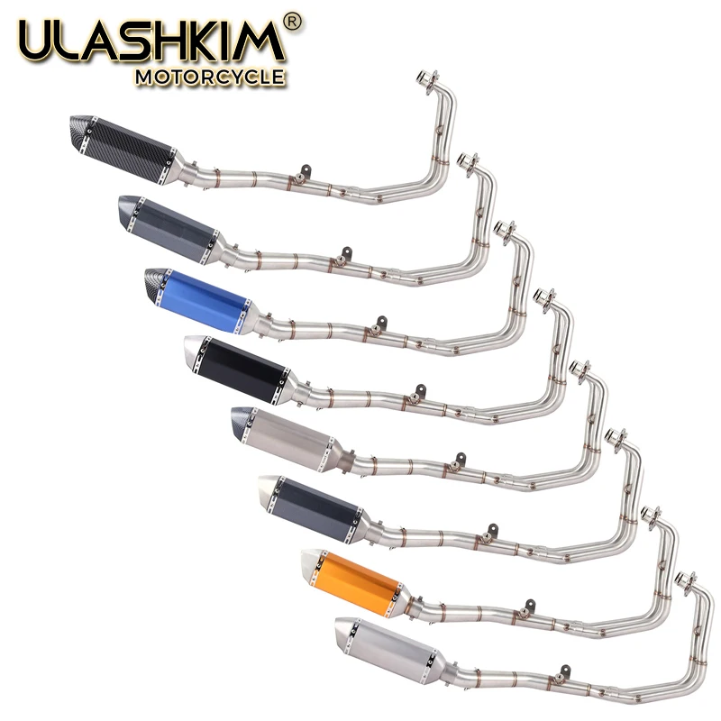 Motorcycle Exhaust Full System Middle Link Pipe Muffler Slip-On For Yamaha YZF R3 R25 YZF-R3 MT-03 MT03 2014 To 2018
Motorcycle Exhaust Full System Middle Link Pipe Muffler Slip-On For Yamaha YZF R3 R25 YZF-R3 MT-03 MT03 2014 To 2018
