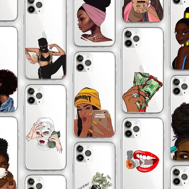 Afro Girls Black Women make money Phone Case Transparent for iPhone Samsung 11 12 6 7 8 9 30 Pro X Max XR Plus lite
Afro Girls Black Women make money Phone Case Transparent for iPhone Samsung 11 12 6 7 8 9 30 Pro X Max XR Plus lite