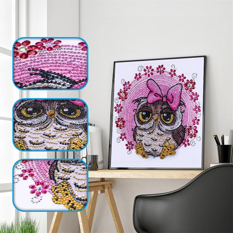 5D DIY Diamond Painting Owl Animal Cross Stitch Sparkling Rhinestone Embroidery Crafts Home Decor Gifts
5D DIY Diamond Painting Owl Animal Cross Stitch Sparkling Rhinestone Embroidery Crafts Home Decor Gifts