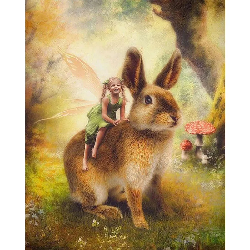Diamond Dots Kits Full Square Diamond Embroidery Diamond Painting Girl Rabbits Stitch Cross Diamond Mosaic Needlework Crafts
Diamond Dots Kits Full Square Diamond Embroidery Diamond Painting Girl Rabbits Stitch Cross Diamond Mosaic Needlework Crafts