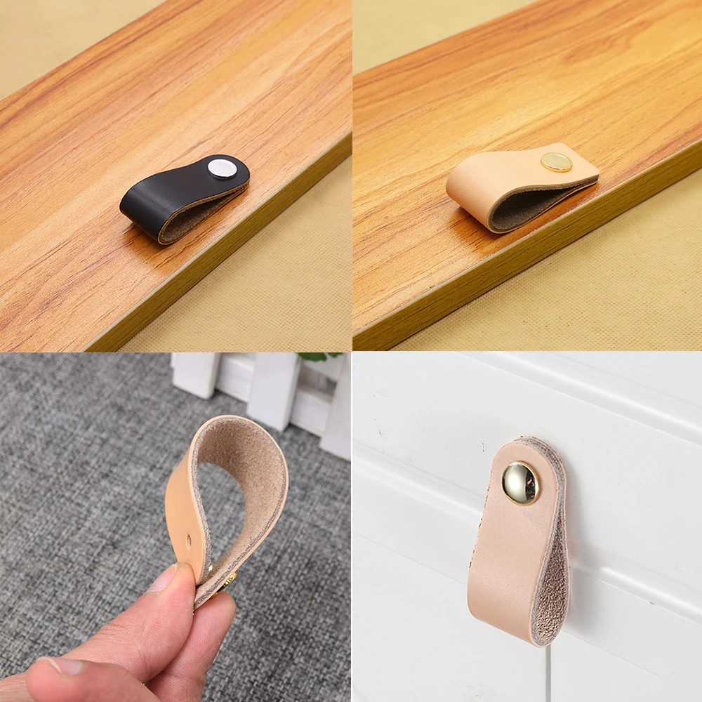 Leather Cabinet Handle Bag Drawer Handle Door Knob Furniture Hardware Decoration Children's Room Anti-collision Leather Handle
Leather Cabinet Handle Bag Drawer Handle Door Knob Furniture Hardware Decoration Children's Room Anti-collision Leather Handle