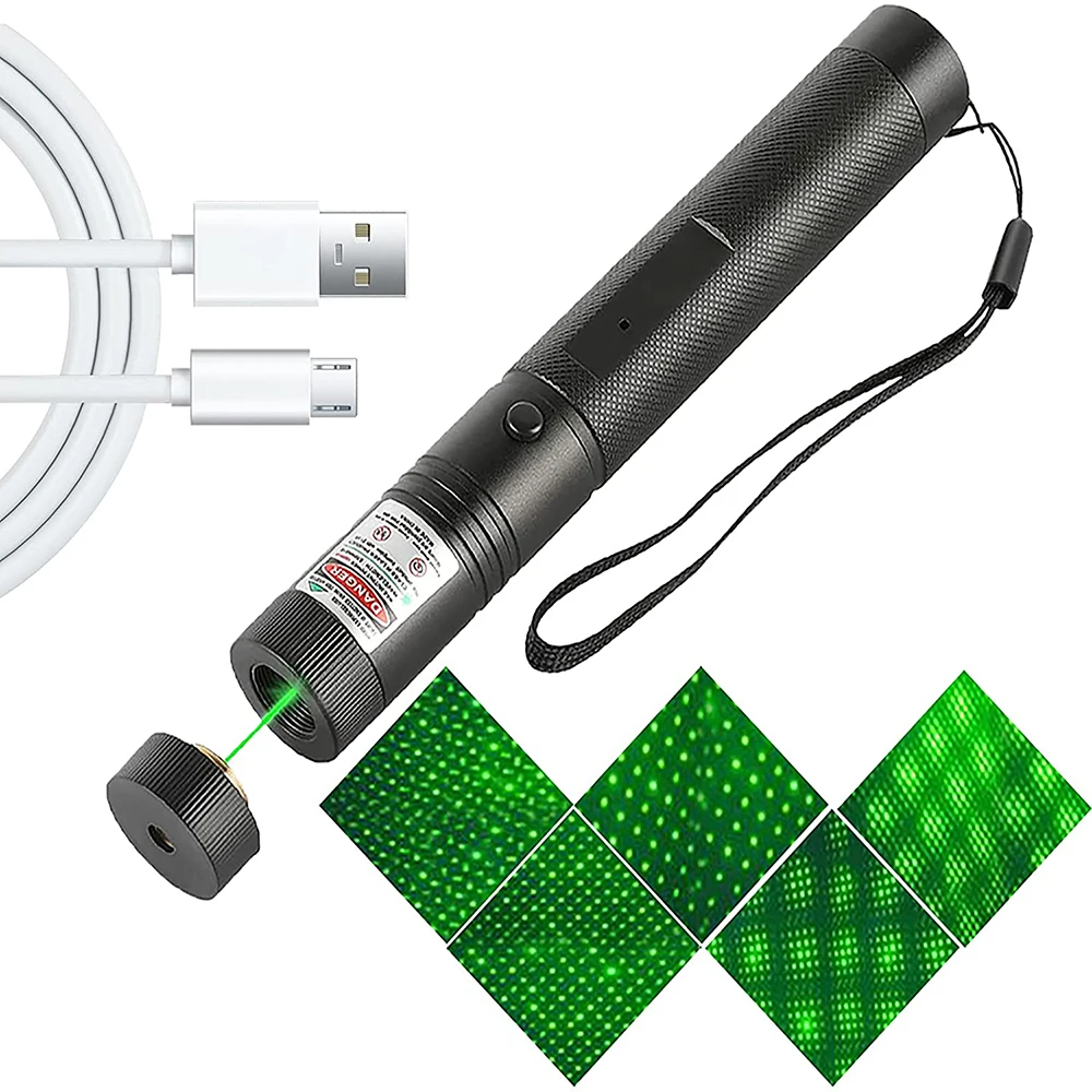 Tactical Laser Pointer High Power USB Rechargeable Pen Laser Flashlight Green/Red/Purple 303 Sight Pointer Adjustable Focus
Tactical Laser Pointer High Power USB Rechargeable Pen Laser Flashlight Green/Red/Purple 303 Sight Pointer Adjustable Focus