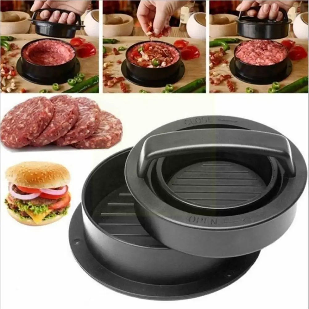 ABS Hamburger Maker Hamburger Press Round Shape Non-Stick Mold Burger Hamburger Grill Chef Press Beef Maker Cutlets Meat Pa T9X0
ABS Hamburger Maker Hamburger Press Round Shape Non-Stick Mold Burger Hamburger Grill Chef Press Beef Maker Cutlets Meat Pa T9X0