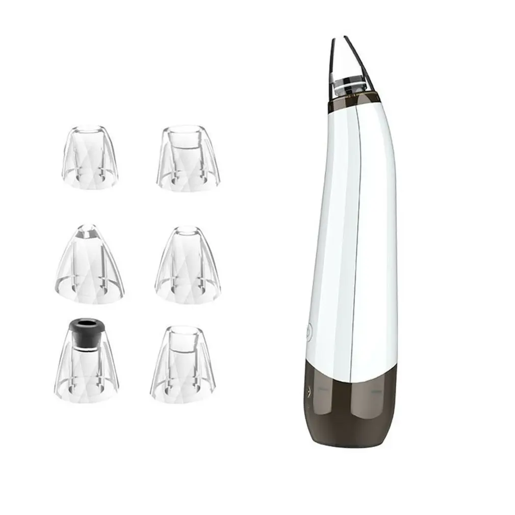 6-in-1 Blackhead Remover Blackhead Acne with 6 Tips Facial Nose Pore Cleansing Electric Suction Blackhead Acne Pore Cleanser
6-in-1 Blackhead Remover Blackhead Acne with 6 Tips Facial Nose Pore Cleansing Electric Suction Blackhead Acne Pore Cleanser