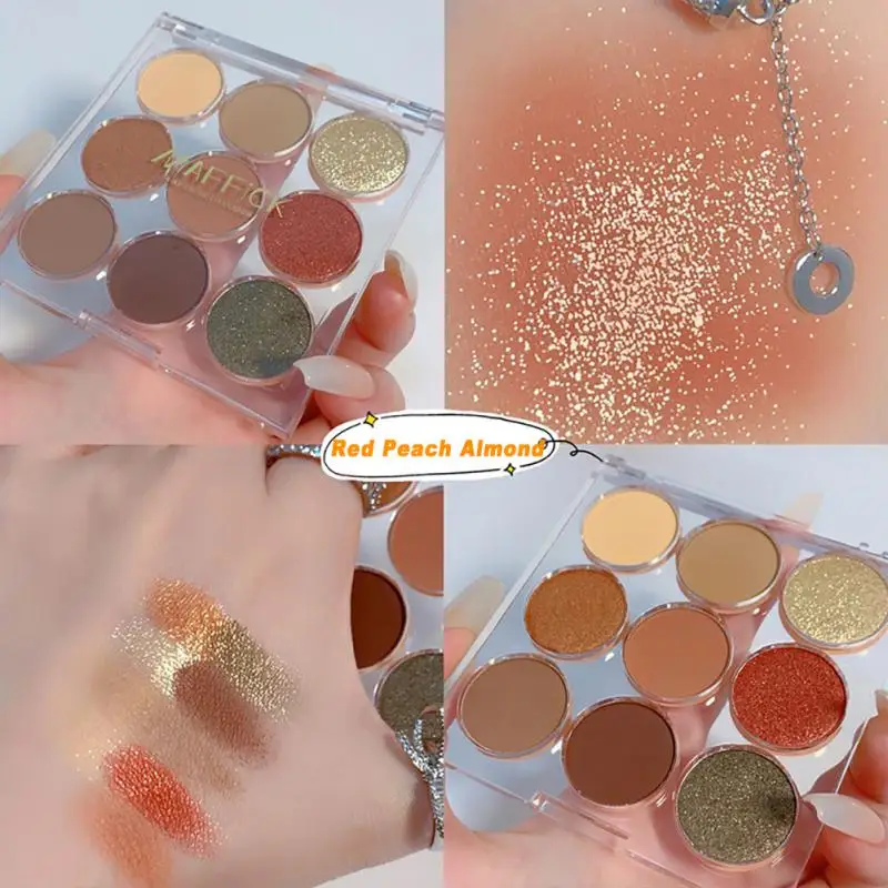 MAFFICK 9 Colors Eyeshadow Matte Palette Pearl Shimmer Shine Eye Shadow Palette Matte Glitter Shiny Makeup Eye Pigments Cosmetic
MAFFICK 9 Colors Eyeshadow Matte Palette Pearl Shimmer Shine Eye Shadow Palette Matte Glitter Shiny Makeup Eye Pigments Cosmetic