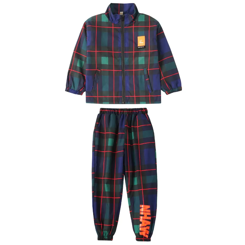 Fashion Plaid Spring Autumn Boys Clothing SuitsCoat + Pants 2pcs/Set Kids Jacket Teenager Sport PerformanceCostume Tracksuit H
Fashion Plaid Spring Autumn Boys Clothing SuitsCoat + Pants 2pcs/Set Kids Jacket Teenager Sport PerformanceCostume Tracksuit H