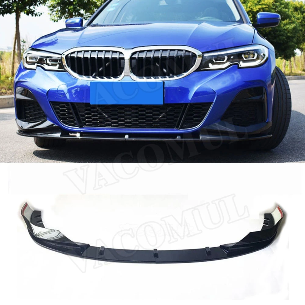 2 PCS/Set ABS Black Carbon Look Front Lip Chin Splitters Spoiler For BMW 3 Series G20 2019 2020 3D Style Bumper Guard
2 PCS/Set ABS Black Carbon Look Front Lip Chin Splitters Spoiler For BMW 3 Series G20 2019 2020 3D Style Bumper Guard