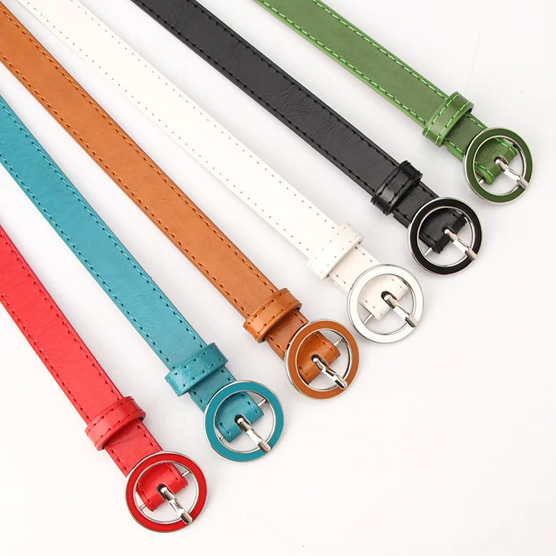 Women PU Leather Belt New Alloy Round Pin Buckle Belts For Ladies New Designer Imitation Leather Small Belts For Jeans Waistband
Women PU Leather Belt New Alloy Round Pin Buckle Belts For Ladies New Designer Imitation Leather Small Belts For Jeans Waistband