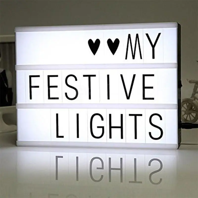Movie Cinema Light Box Home LED Party LED Light Box Supplies Lamp Luminous Wedding Decor Cinematic Letter
Movie Cinema Light Box Home LED Party LED Light Box Supplies Lamp Luminous Wedding Decor Cinematic Letter
