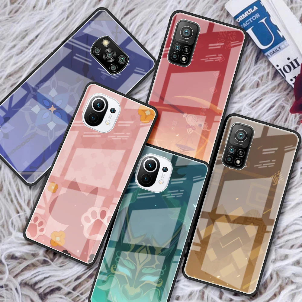 Genshin Impact Logo Glass Case For Xiaomi Mi Poco X3 NFC M4 Pro M3 11T F3 11 Lite Note 10T 10 9T Shell Tempered Phone Cover Capa
Genshin Impact Logo Glass Case For Xiaomi Mi Poco X3 NFC M4 Pro M3 11T F3 11 Lite Note 10T 10 9T Shell Tempered Phone Cover Capa