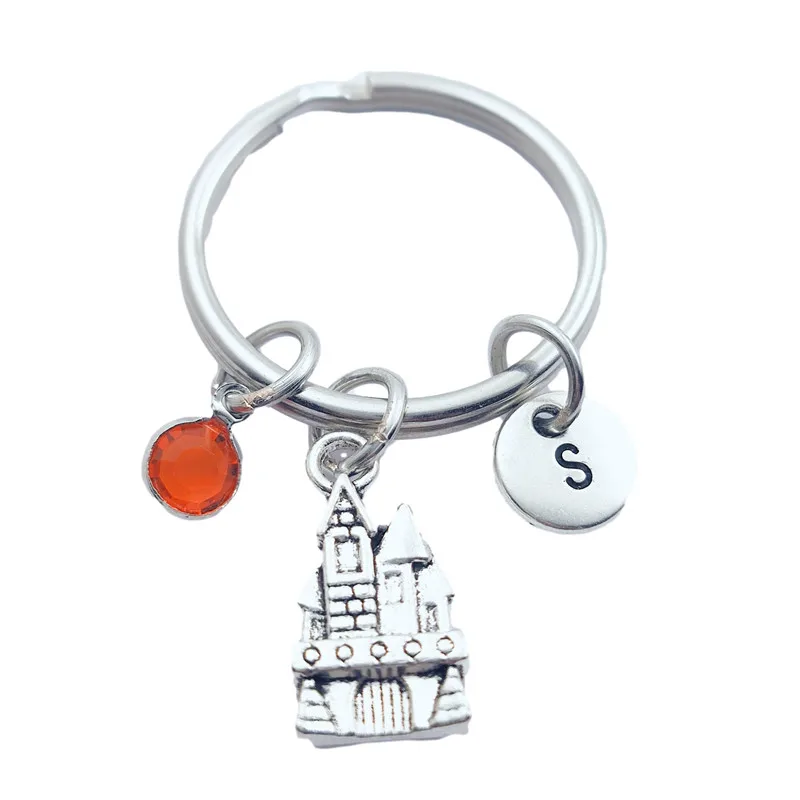 Castle Keychains Creative Initial Letter Monogram Birthstone Keyrings Fashion Jewelry Women Gifts Pendants
Castle Keychains Creative Initial Letter Monogram Birthstone Keyrings Fashion Jewelry Women Gifts Pendants