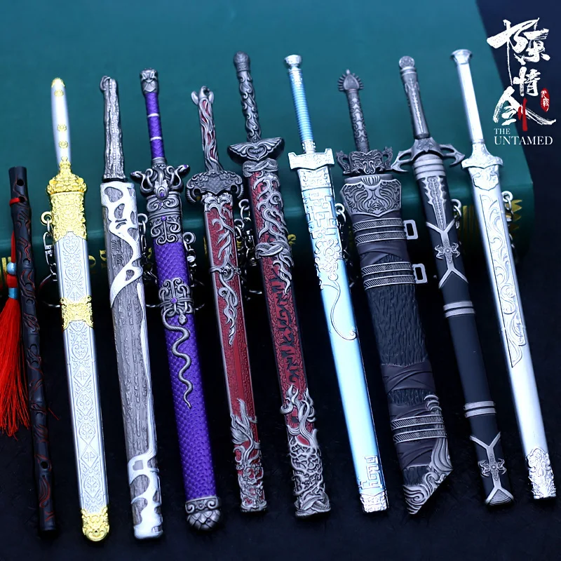 22CM Modao surrounding Chen Qingling Wei Wuxian casual sword dust sword ghost flute alloy sword weapon gift collection ornaments
22CM Modao surrounding Chen Qingling Wei Wuxian casual sword dust sword ghost flute alloy sword weapon gift collection ornaments