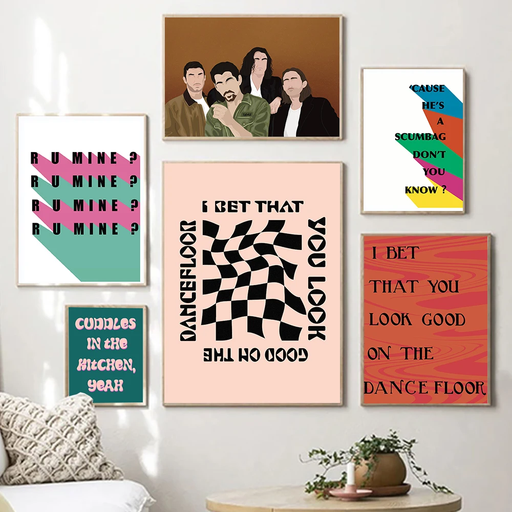 Colorful lyrics Poster and Prints Arctic Monkeys Am Album Music Typography Wall Art Canvas Painting Decor Picture for Teen Room
Colorful lyrics Poster and Prints Arctic Monkeys Am Album Music Typography Wall Art Canvas Painting Decor Picture for Teen Room