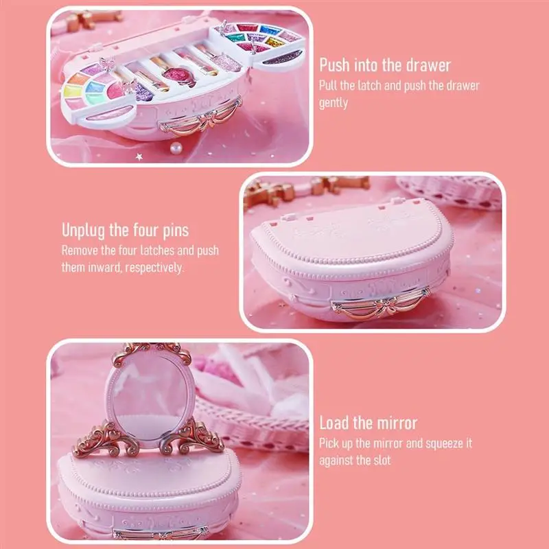 Girls Makeup Set Princess Cosmetics Make Up Set Kids Makeup Set Pretend Play Make Up Toys for Children Girls Toy
Girls Makeup Set Princess Cosmetics Make Up Set Kids Makeup Set Pretend Play Make Up Toys for Children Girls Toy