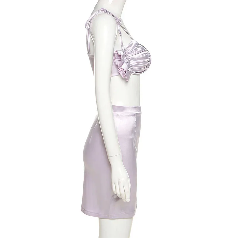 hirigin Women Camisole + Skirt Satin Feel Fold Decoration Sexy Style High Waist Version Summer Clothing
hirigin Women Camisole + Skirt Satin Feel Fold Decoration Sexy Style High Waist Version Summer Clothing