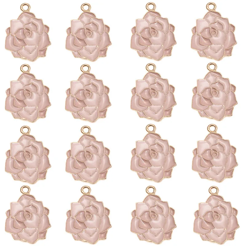 10pcs/lot Pink Color Rose Flower Alloy Charms Pendant DIY Handmade Necklace Bracelet Jewelry Accessories
10pcs/lot Pink Color Rose Flower Alloy Charms Pendant DIY Handmade Necklace Bracelet Jewelry Accessories