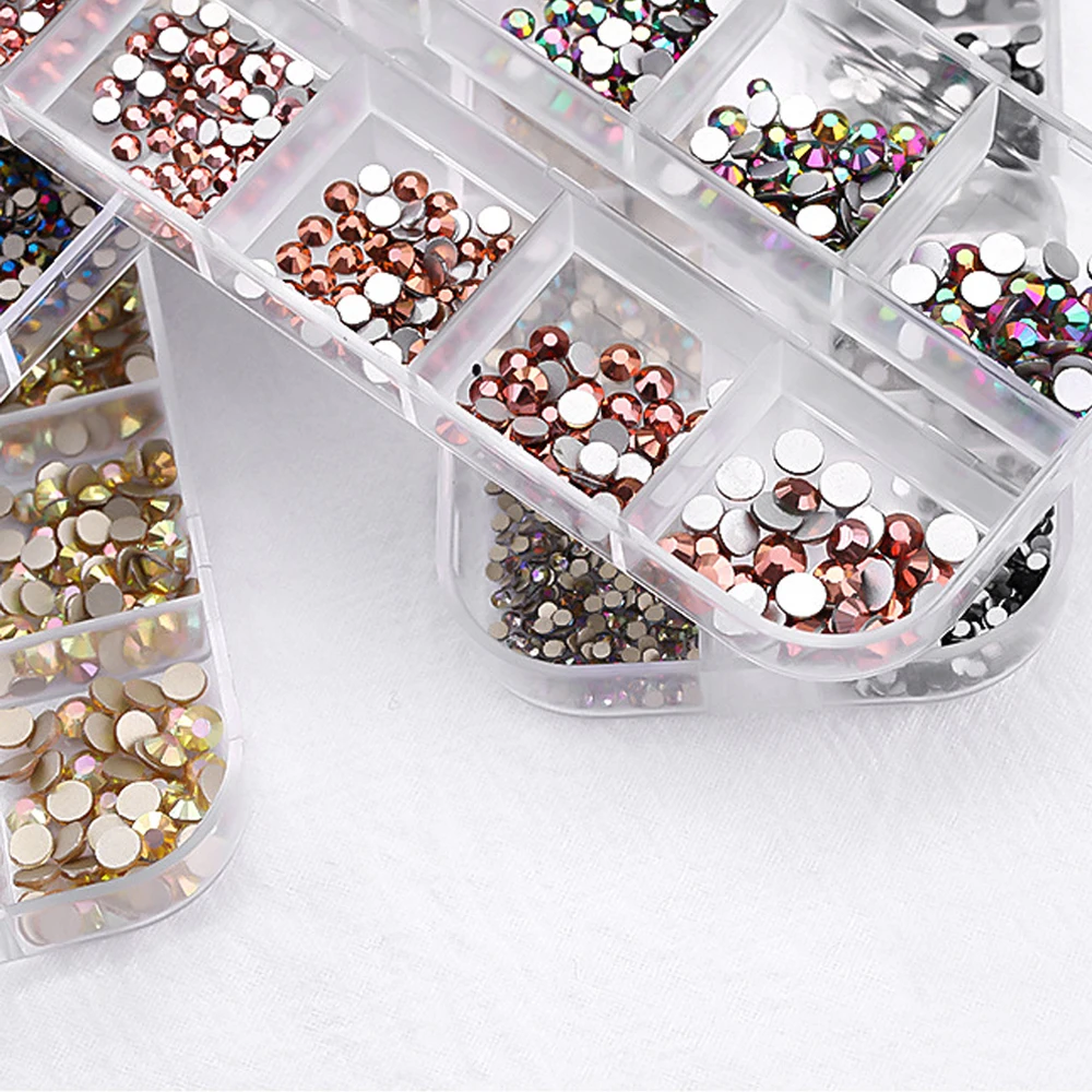 12 Grid Box Mixed Color Multi Size Nail Rhinestones Starry AB Color 3D Shiny Glass Rhinestones Crystal Nail Diamond Nail Decor
12 Grid Box Mixed Color Multi Size Nail Rhinestones Starry AB Color 3D Shiny Glass Rhinestones Crystal Nail Diamond Nail Decor