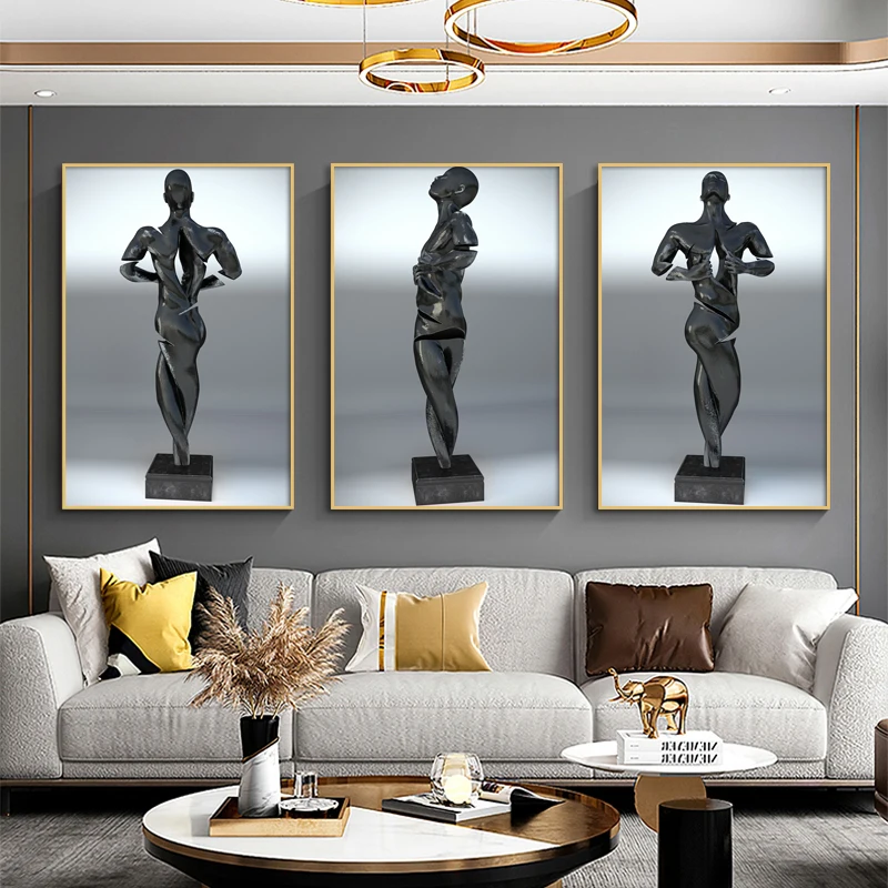 Metal Figure Statue Murals Canvas Paintings Wall Art Abstract Posters and Prints Pictures Interior Decorative Paintings for Home
Metal Figure Statue Murals Canvas Paintings Wall Art Abstract Posters and Prints Pictures Interior Decorative Paintings for Home