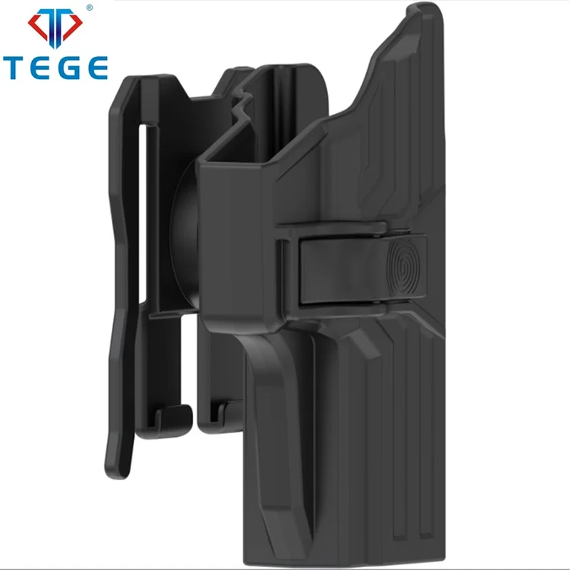 Custom Matte Texture Polymer OWB Index-finger Release Adjustable Holster With Paddle For Sig Sauer P320
Custom Matte Texture Polymer OWB Index-finger Release Adjustable Holster With Paddle For Sig Sauer P320