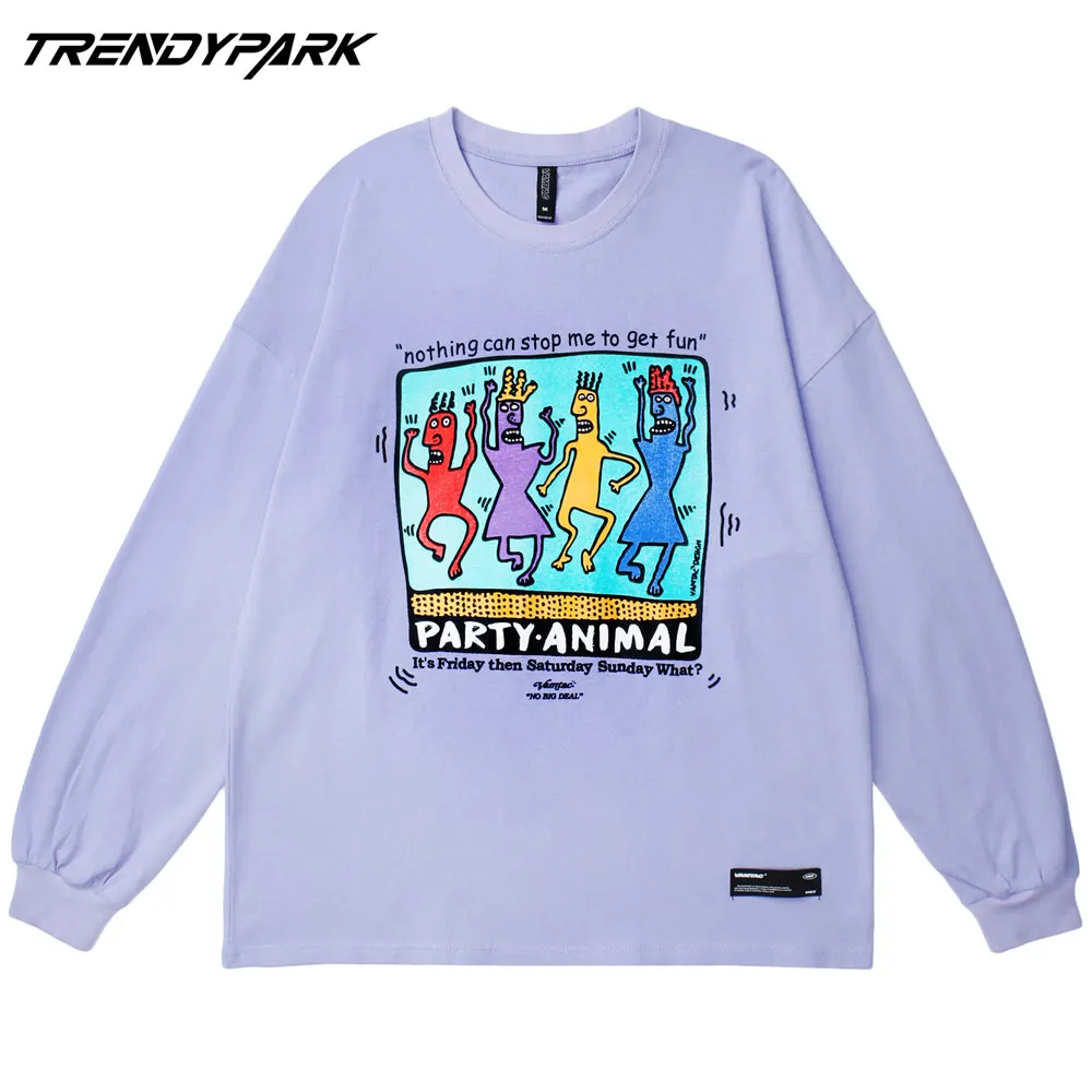 T-shirt for Men Full Sleeve Oversized Hip Hop Streetwear Funny Party Print Harajuku Tshirt Autumn Cotton Casual T Shirt Clothing
T-shirt for Men Full Sleeve Oversized Hip Hop Streetwear Funny Party Print Harajuku Tshirt Autumn Cotton Casual T Shirt Clothing