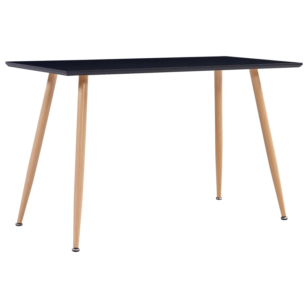 Dining Table Black and Oak 47.2"x23.6"x29.1" MDF 
Dining Table Black and Oak 47.2"x23.6"x29.1" MDF