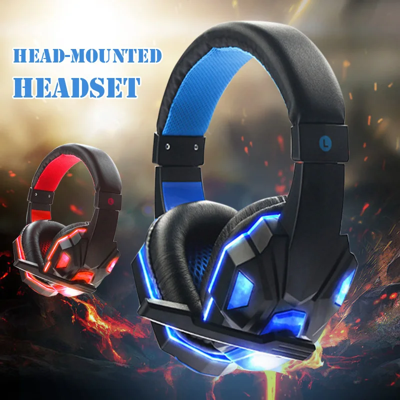 Gaming Headset Stereo Headphone with Noise-cancelling Microphone for PC Computer Phone @M23
Gaming Headset Stereo Headphone with Noise-cancelling Microphone for PC Computer Phone @M23
