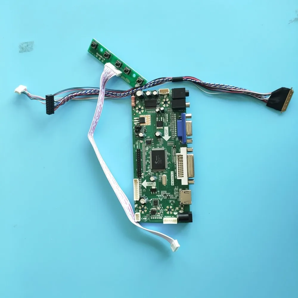 Комплект для B173RW01 V2 VGA Экран Панель монитор СВЕТОДИОДНЫЙ ЖК дисплей 1600*900 м. NT68676 17 3