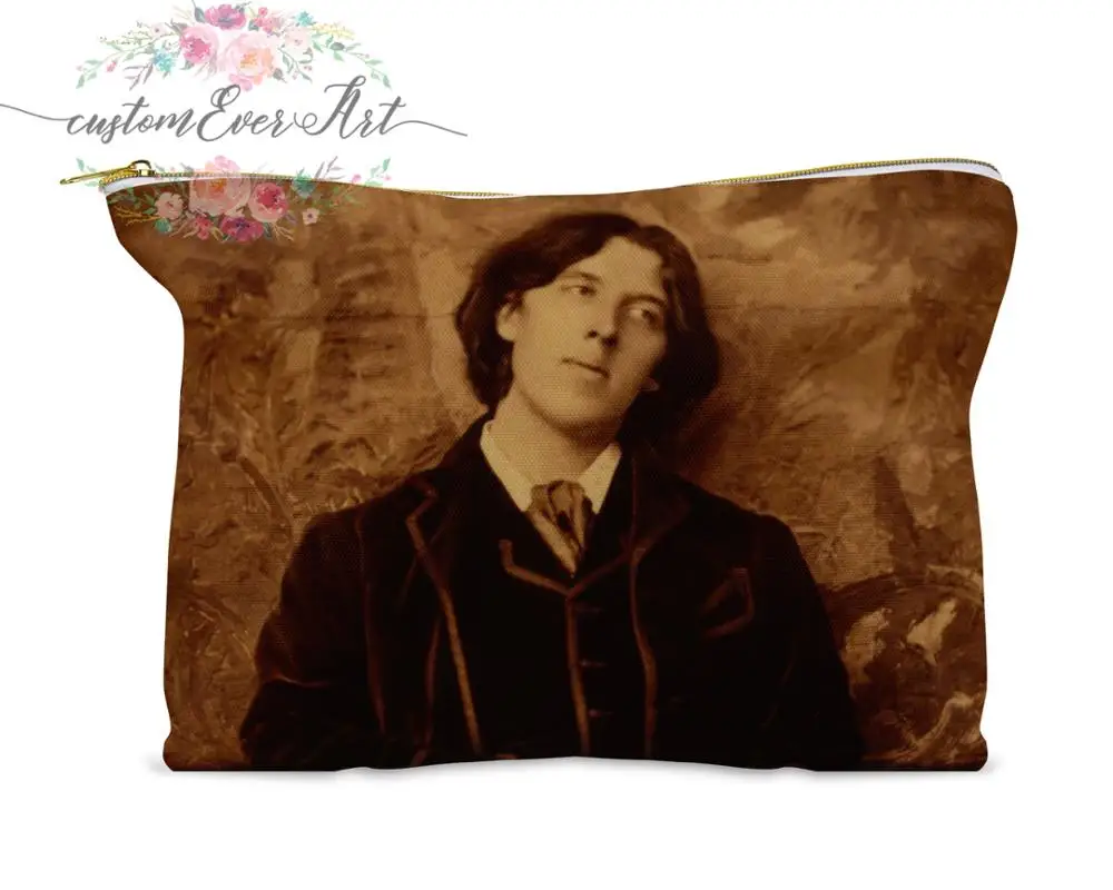 Oscar Wilde cosmetic bag personalized small makeup bag funny makeup organizer toiletry bag zipper pouch
Oscar Wilde cosmetic bag personalized small makeup bag funny makeup organizer toiletry bag zipper pouch