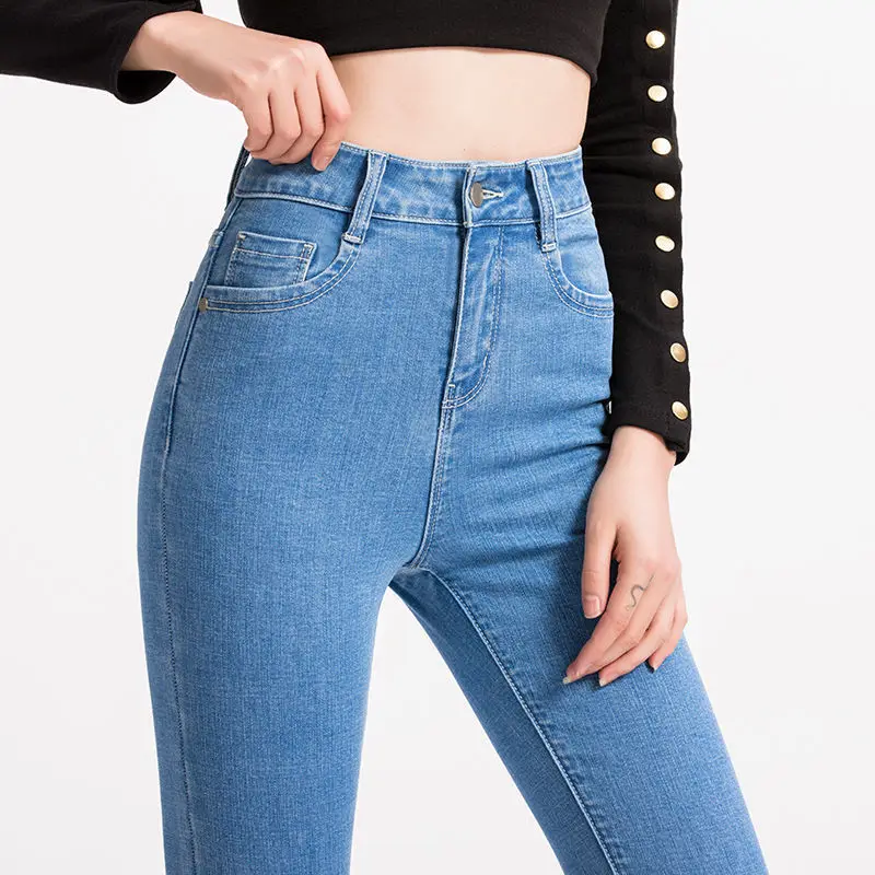 Slim Jeans For Women Skinny High Waist Denim Pencil Pants Stretch Waist Slim Female Trousers Elastic Slim Pencil Trousers
Slim Jeans For Women Skinny High Waist Denim Pencil Pants Stretch Waist Slim Female Trousers Elastic Slim Pencil Trousers