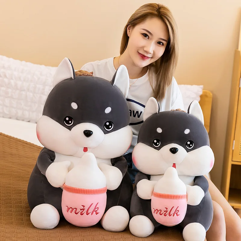 Zqswkl 35/45/55cm kawaii bottle husky doll anime plush toy cute dog children's gift large soft toy for girls christmas toys
Zqswkl 35/45/55cm kawaii bottle husky doll anime plush toy cute dog children's gift large soft toy for girls christmas toys