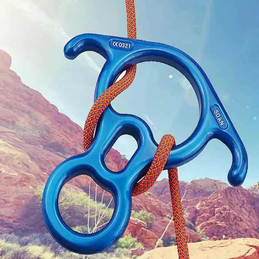 1 Pcs Speed Reducer Outdoor Aluminium Magnesium Alloy Climbing Eight Ring 50 KN Horn Ring Downhill Mountain Climbing Equipment
1 Pcs Speed Reducer Outdoor Aluminium Magnesium Alloy Climbing Eight Ring 50 KN Horn Ring Downhill Mountain Climbing Equipment