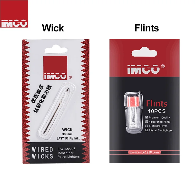 

Lighters IMCO Flints and Wicks for The Cigarette Lighter Any Oil Petrol