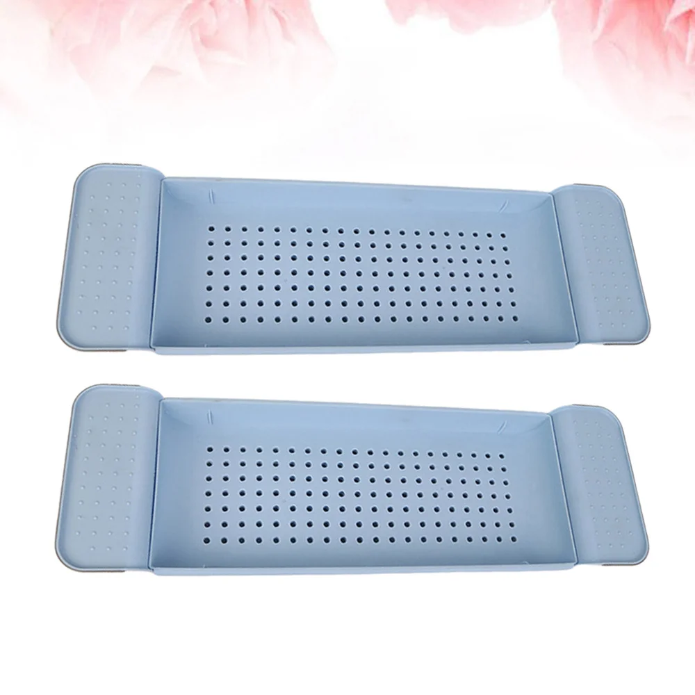 2PC Bathtub Drainning Rack Extension-type Bathtub Storage Rack Hollow out Shower Organizing Tray Kitchen Draining Storag
2PC Bathtub Drainning Rack Extension-type Bathtub Storage Rack Hollow out Shower Organizing Tray Kitchen Draining Storag
