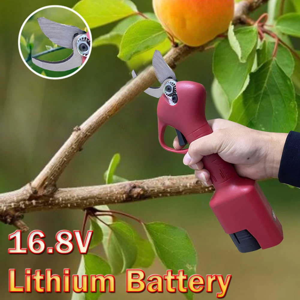 500W 16.8V Electric Pruning Scissors Pruning Shears Rechargeable Garden Pruner Secateur Branch Cutter Cutting Tool + 2x Battery
500W 16.8V Electric Pruning Scissors Pruning Shears Rechargeable Garden Pruner Secateur Branch Cutter Cutting Tool + 2x Battery