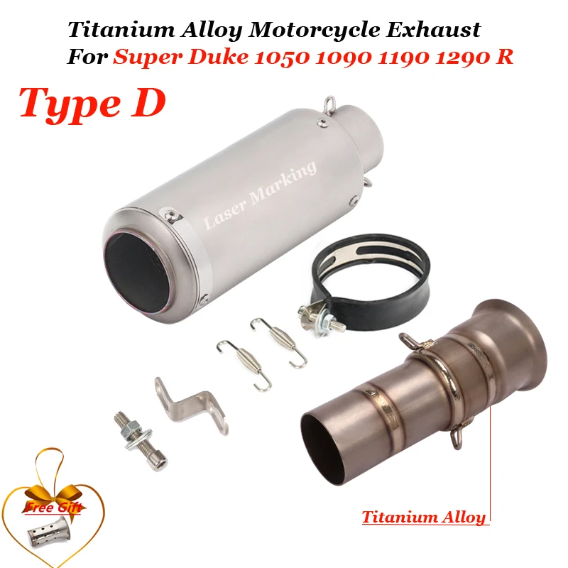 For Super Duke 1050 1090 1190 1290 R Motorcycle Gp Exhaust Modify Link Pipe Carbon Fiber Muffler Db Killer 
For Super Duke 1050 1090 1190 1290 R Motorcycle Gp Exhaust Modify Link Pipe Carbon Fiber Muffler Db Killer