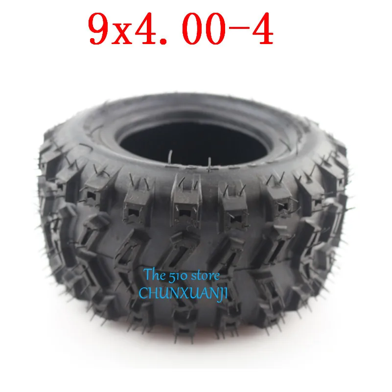 9X4.00 4 бескамерная шина для Weedeater ездовая косилка ocket Bike Go Kart мобильность Zooma GoPed