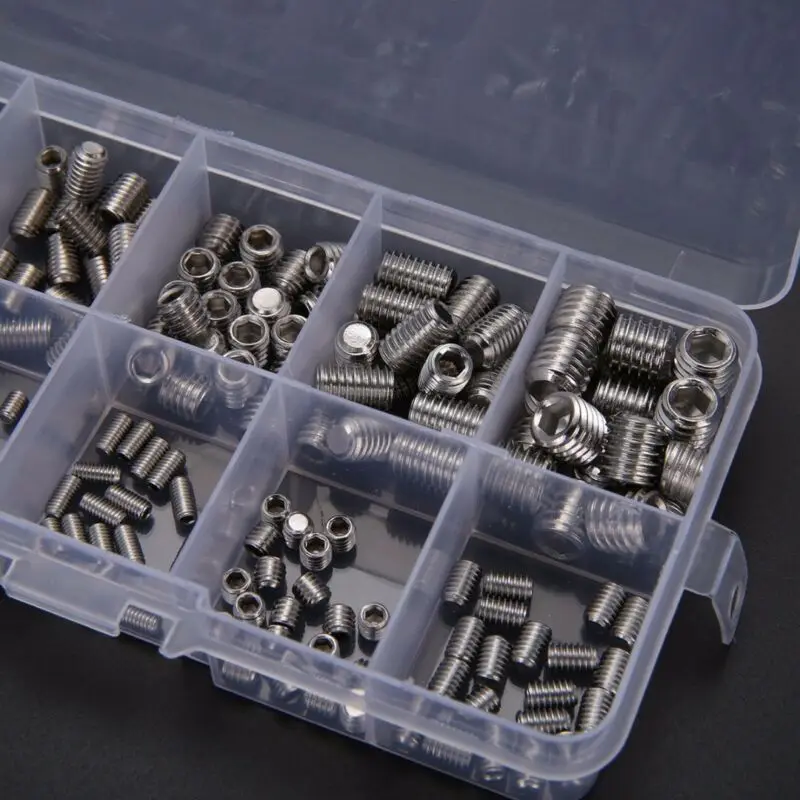 200 Pcs Fixing Screws Parts Fixing Screws 200pcs Stainless Steel Hex Wrench Assortment With Box
200 Pcs Fixing Screws Parts Fixing Screws 200pcs Stainless Steel Hex Wrench Assortment With Box