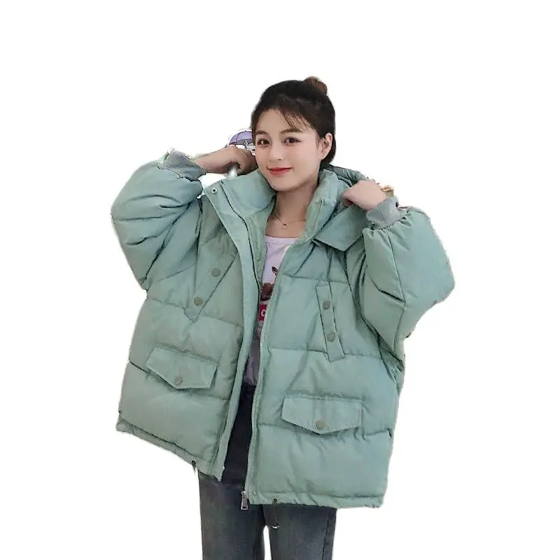 Cotton Jacket Female 2021 New Winter Short Cotton-Padded Outwear Student Coats Thick Overcoat Women's Down Cotton Jackets L873
Cotton Jacket Female 2021 New Winter Short Cotton-Padded Outwear Student Coats Thick Overcoat Women's Down Cotton Jackets L873