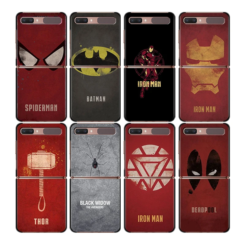 Folding Mobile Hard Shell Marvel Superhero Logo Shockproof Cover For Samsung Galaxy Z Flip 3 5G Black Fundas Phone Case
Folding Mobile Hard Shell Marvel Superhero Logo Shockproof Cover For Samsung Galaxy Z Flip 3 5G Black Fundas Phone Case