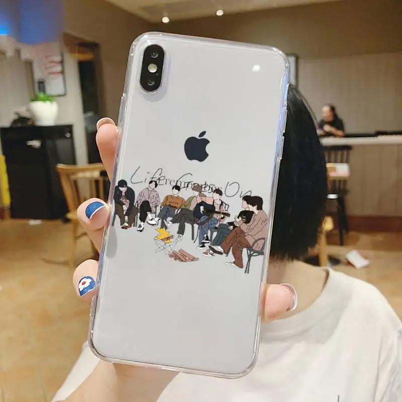 Life Goes On' kpop new song Phone Case Transparent soft For iphone 5 5s 5c se 6 6s 7 8 11 12 plus mini x xs xr pro max
Life Goes On' kpop new song Phone Case Transparent soft For iphone 5 5s 5c se 6 6s 7 8 11 12 plus mini x xs xr pro max