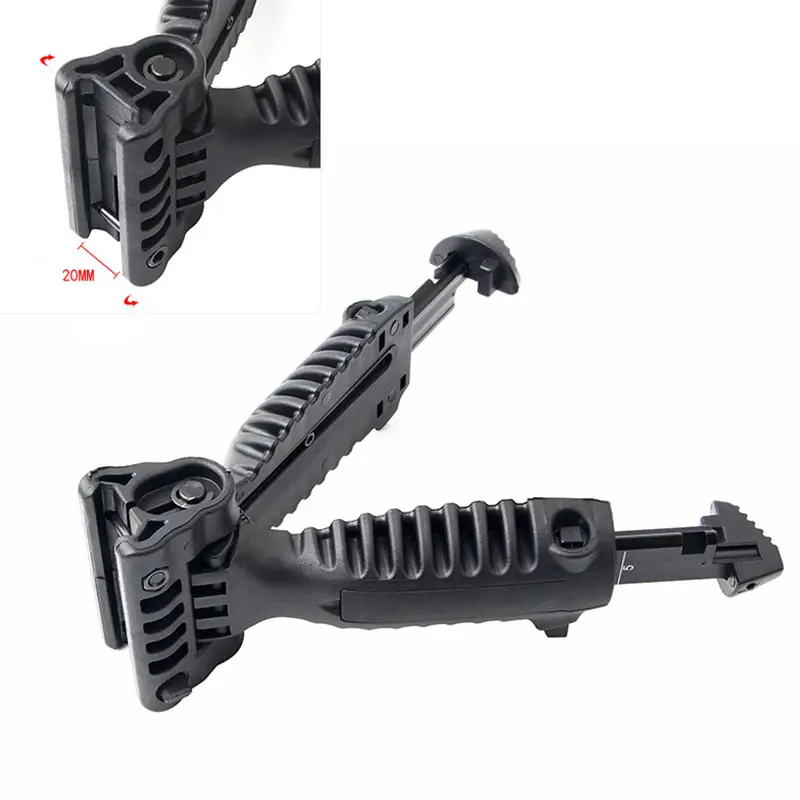 Nylon Grip Bipod Paintball Airsoft Bracket 20mm Rail Adapter Swing Head Mount Tactical Rifle Rack Assist Hunting Accessories
Nylon Grip Bipod Paintball Airsoft Bracket 20mm Rail Adapter Swing Head Mount Tactical Rifle Rack Assist Hunting Accessories